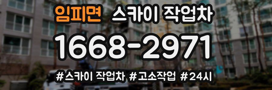 임피면 스카이 작업차