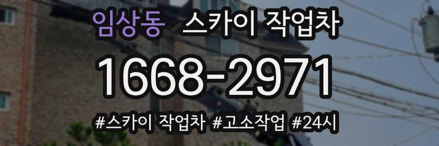 임상동 스카이 작업차