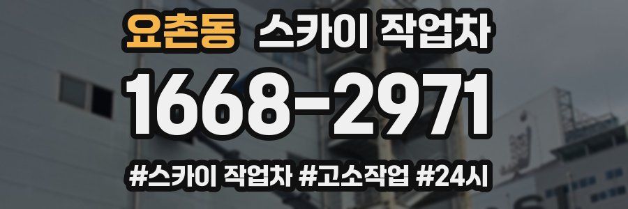 요촌동 스카이 작업차