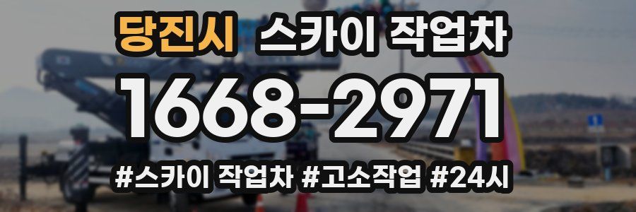 당진시 스카이 작업차