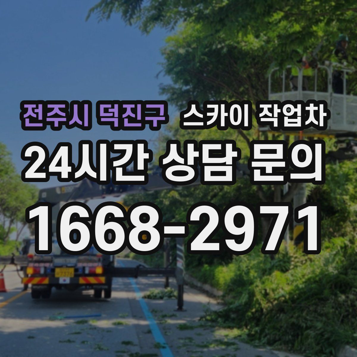 전주시 덕진구 스카이 작업차