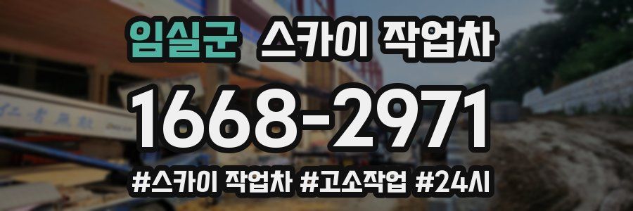 임실군 스카이 작업차