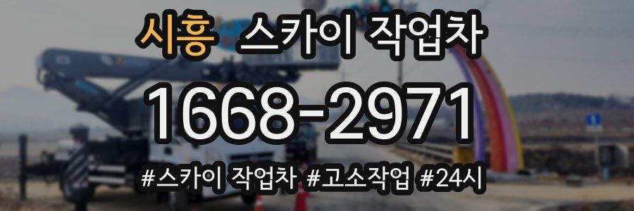 시흥 스카이 작업차