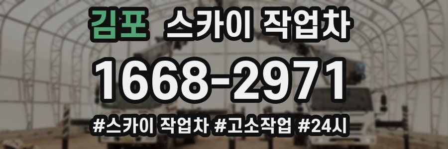 김포 스카이 작업차