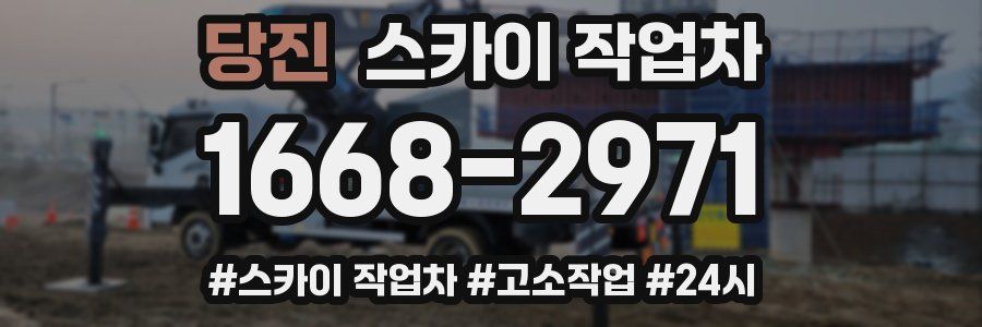 당진 스카이 작업차