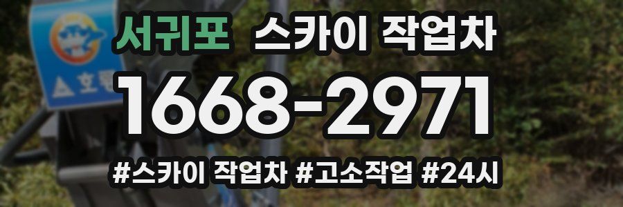 서귀포 스카이 작업차