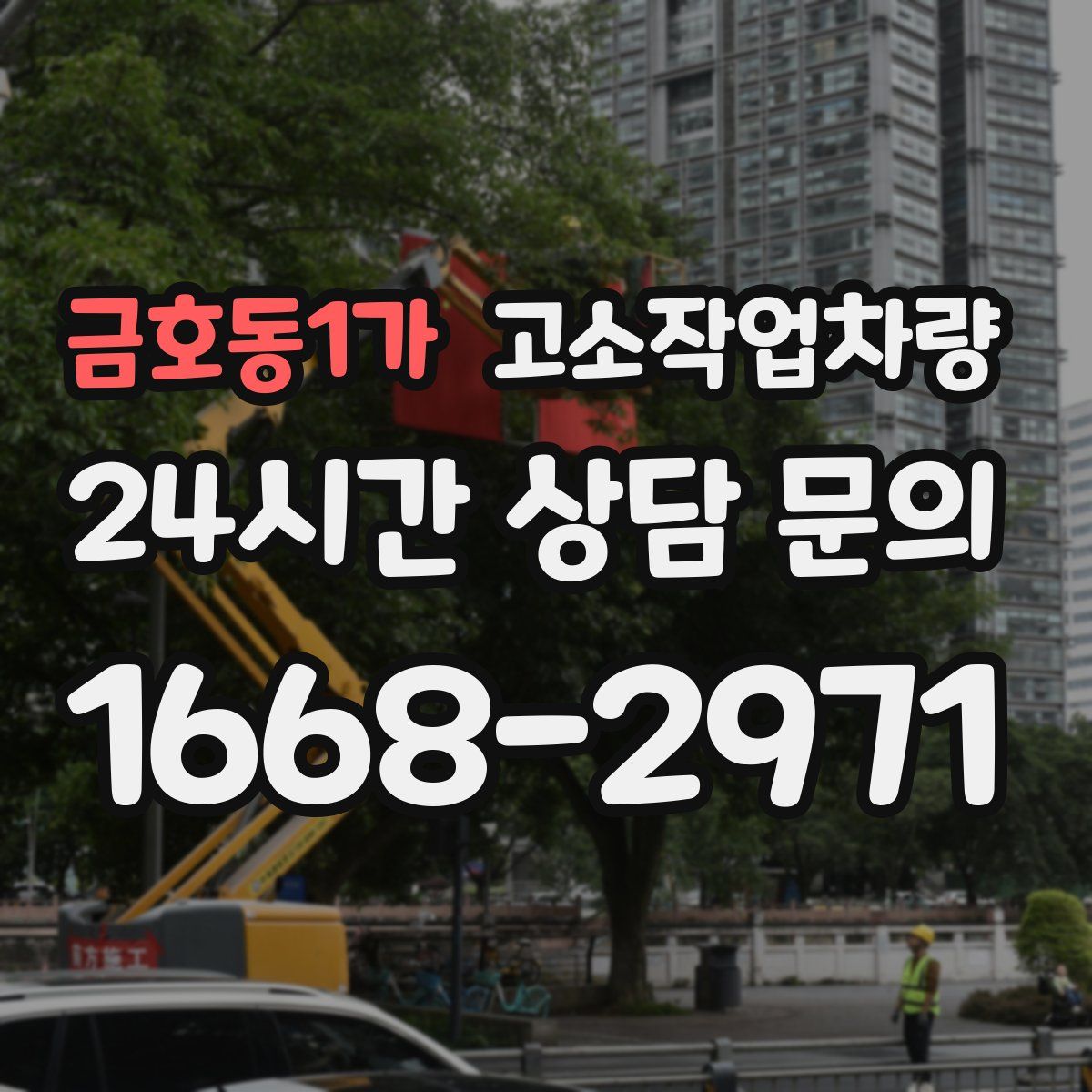 금호동1가 고소작업차량