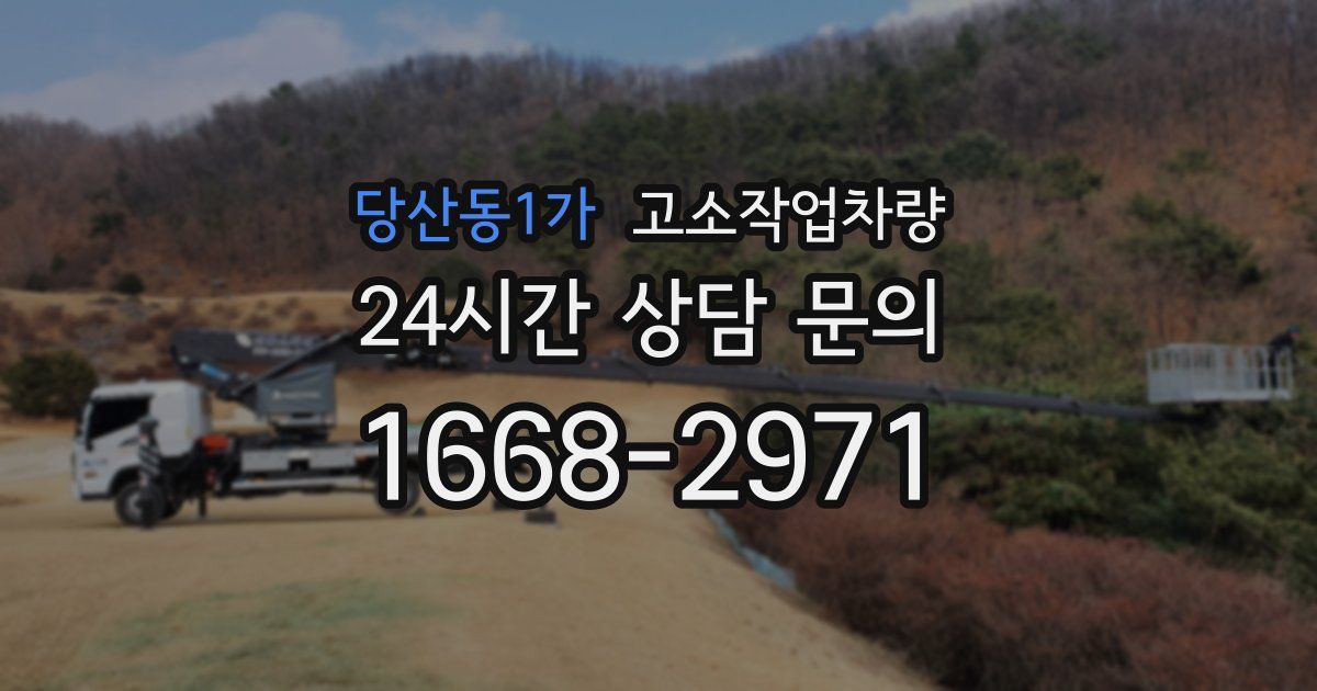 당산동1가 고소작업차량