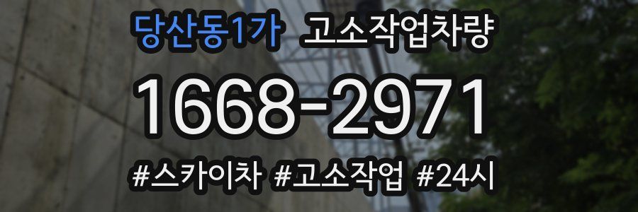 당산동1가 고소작업차량