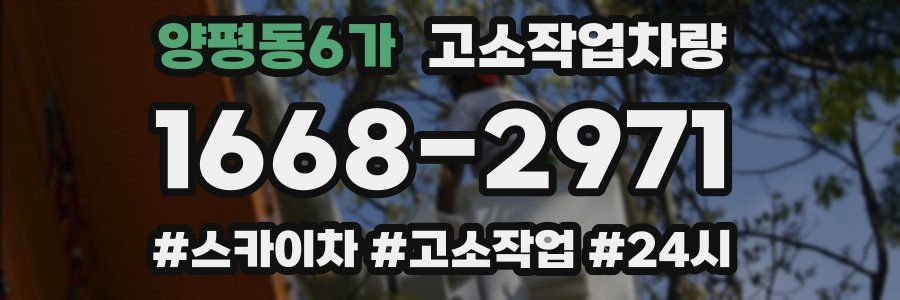 양평동6가 고소작업차량