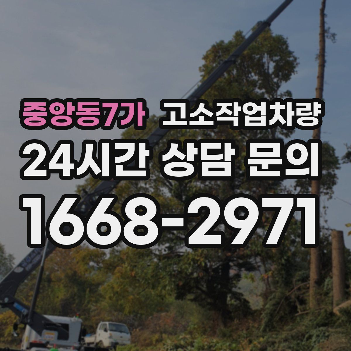 중앙동7가 고소작업차량