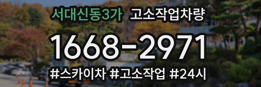 서대신동3가 고소작업차량
