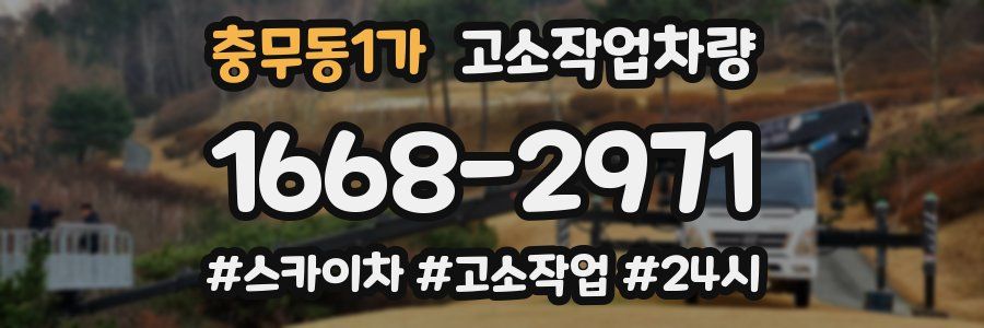 충무동1가 고소작업차량