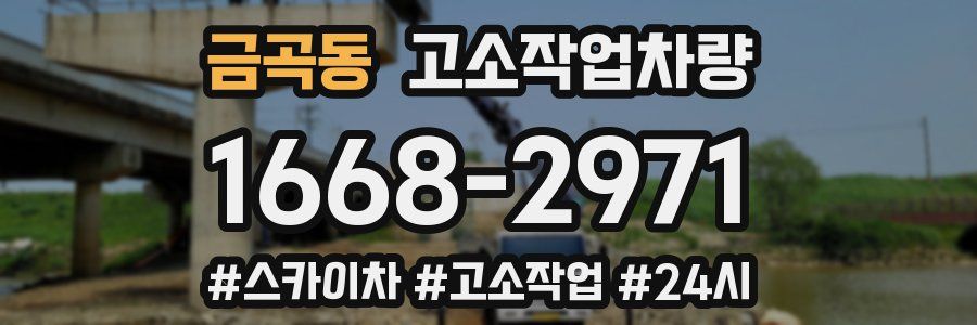 금곡동 고소작업차량