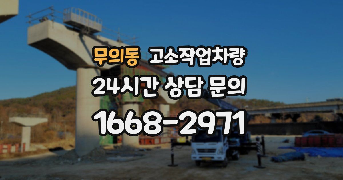 무의동 고소작업차량