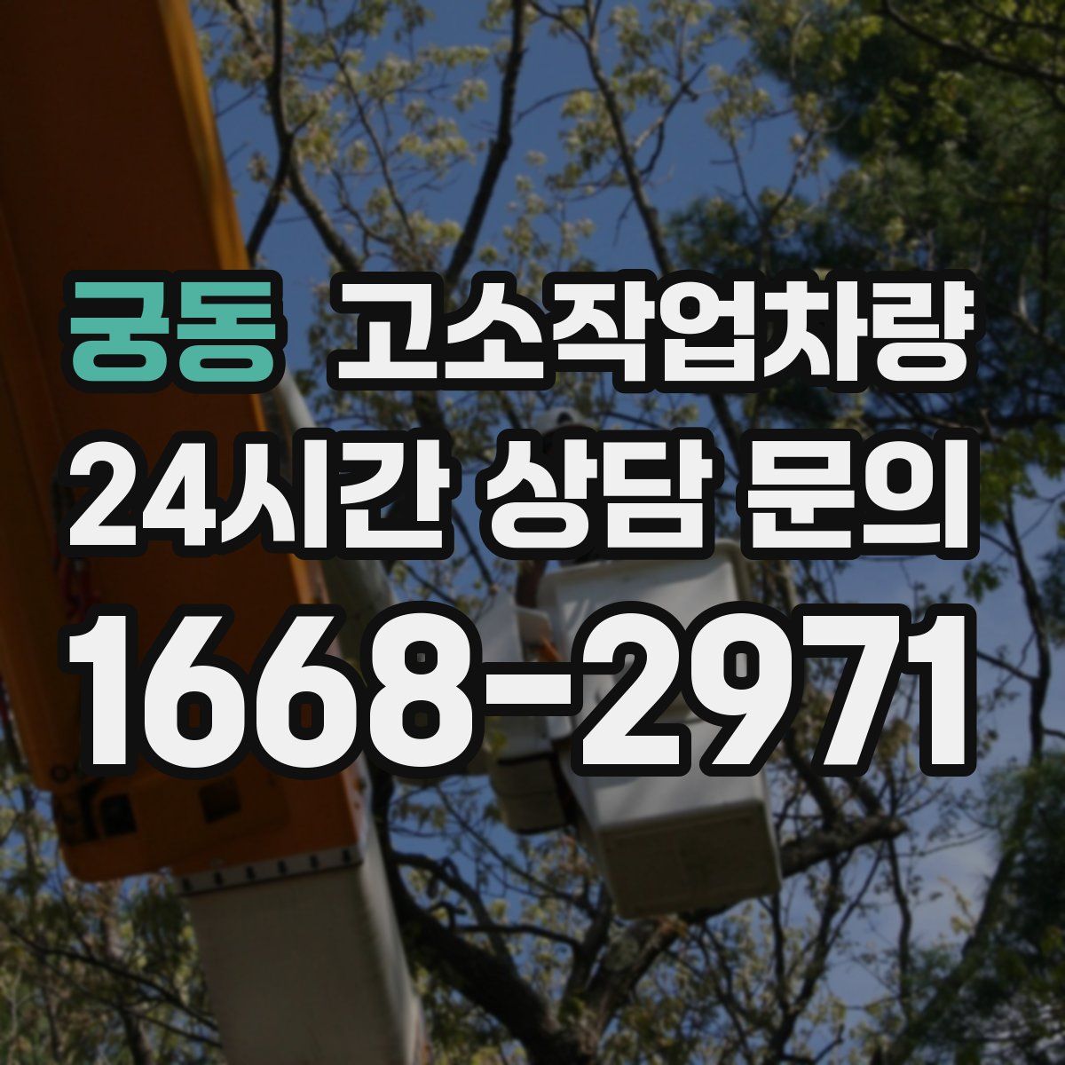 궁동 고소작업차량