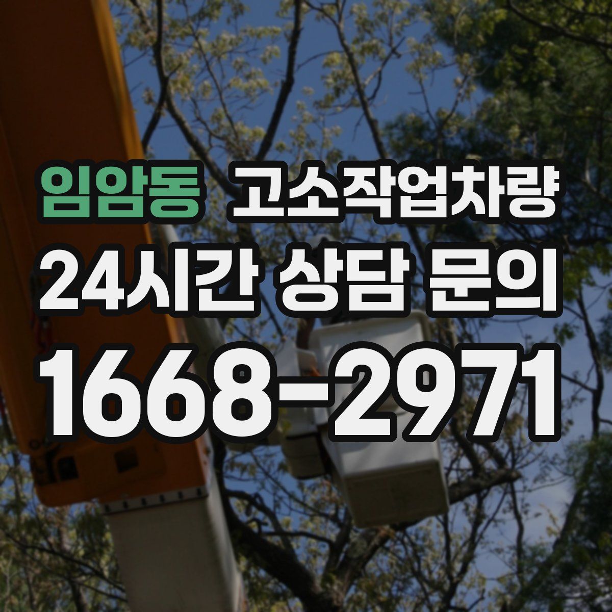 임암동 고소작업차량