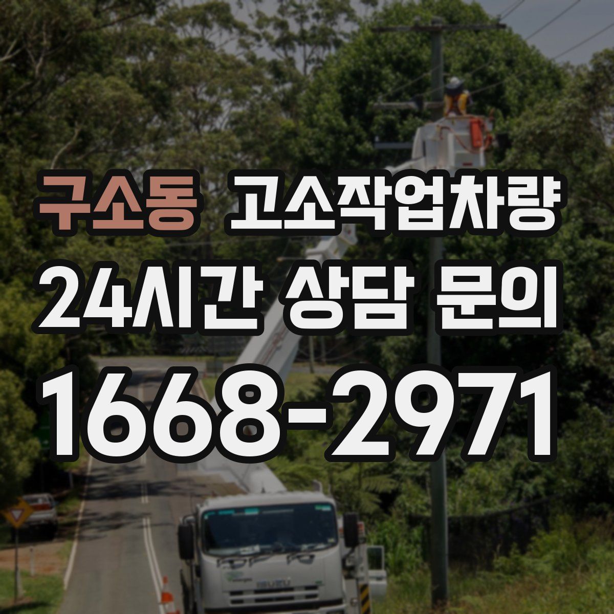 구소동 고소작업차량