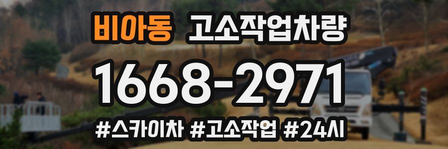 비아동 고소작업차량