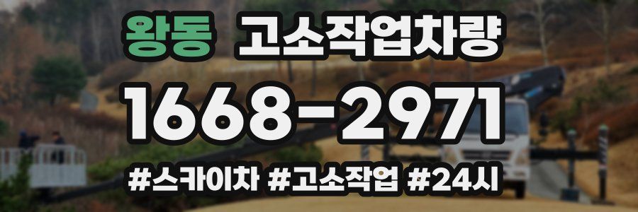 왕동 고소작업차량