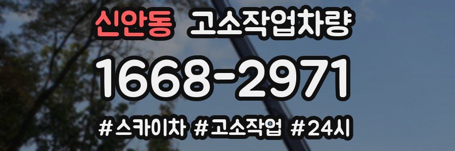 신안동 고소작업차량