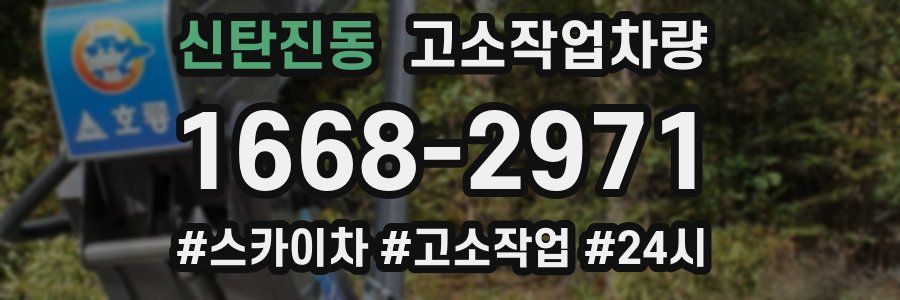 신탄진동 고소작업차량