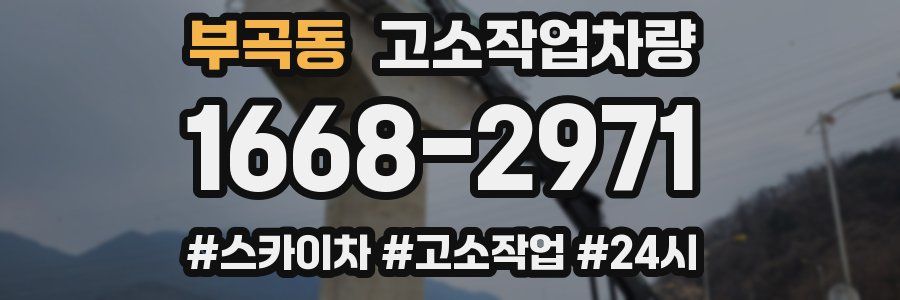 부곡동 고소작업차량