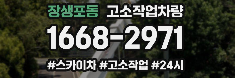 장생포동 고소작업차량