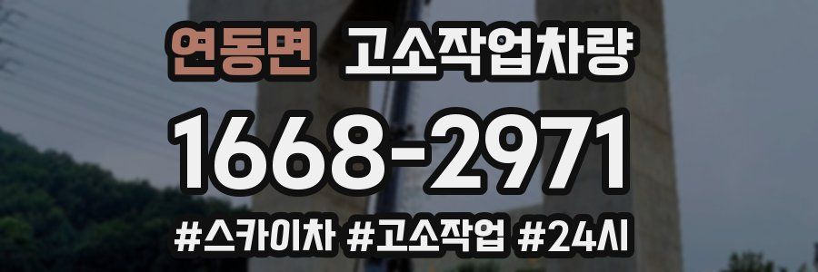 연동면 고소작업차량