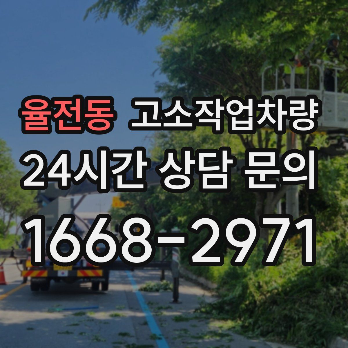 율전동 고소작업차량