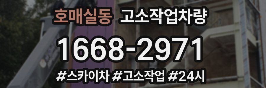 호매실동 고소작업차량