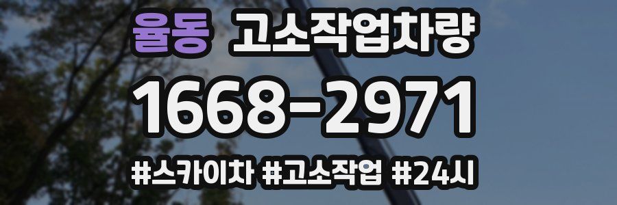 율동 고소작업차량