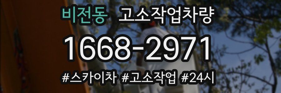 비전동 고소작업차량