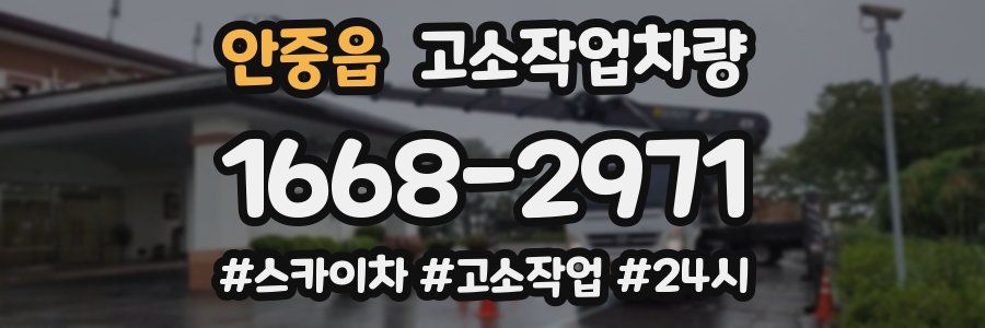 안중읍 고소작업차량
