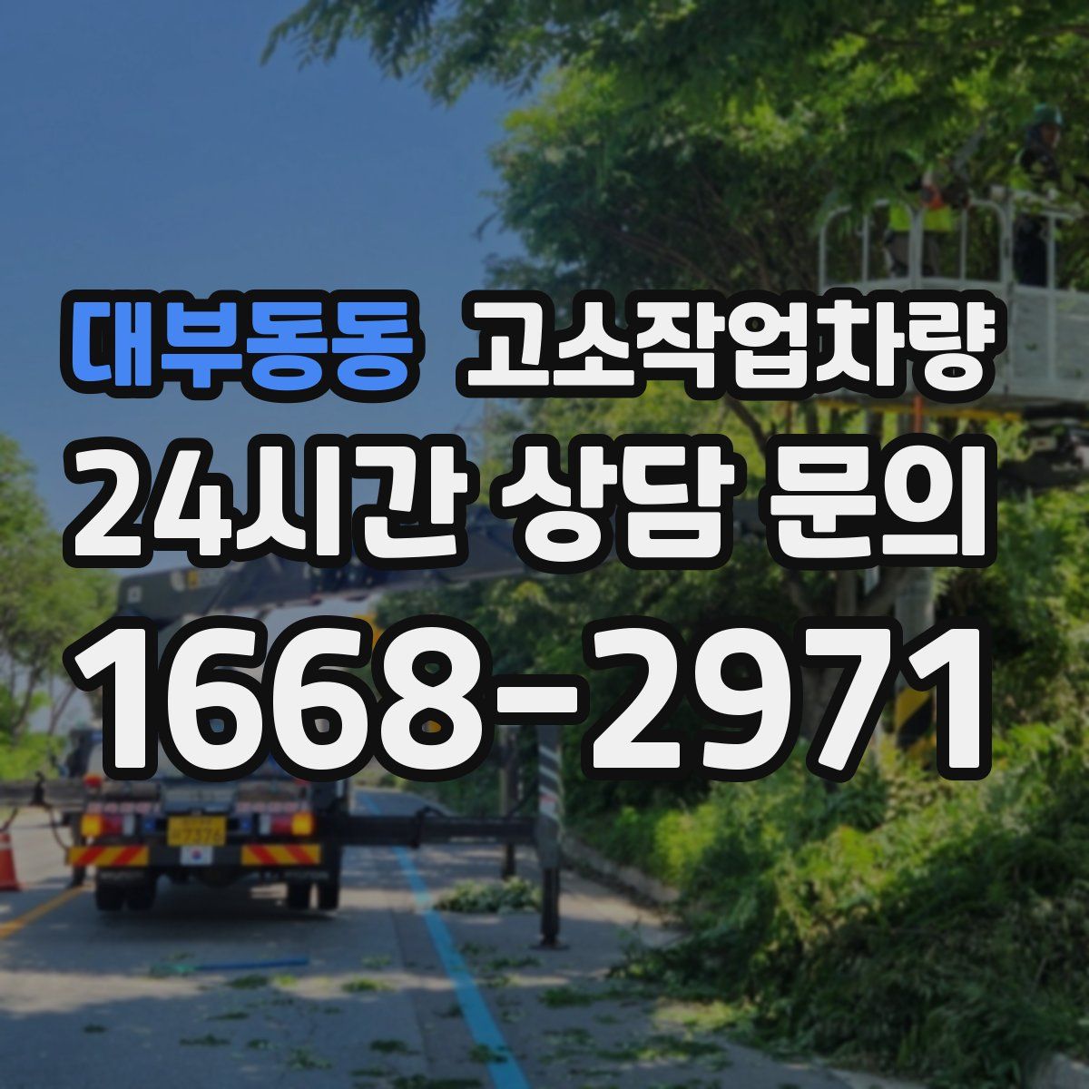 대부동동 고소작업차량