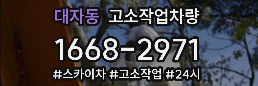 대자동 고소작업차량