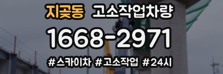 지곶동 고소작업차량