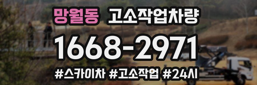망월동 고소작업차량