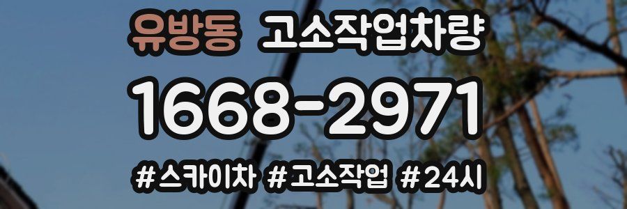 유방동 고소작업차량