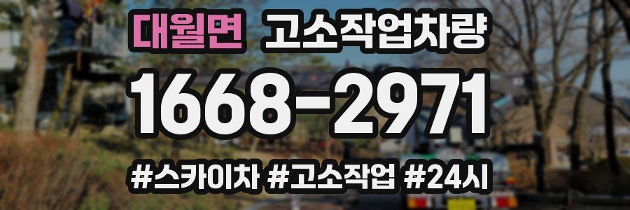 대월면 고소작업차량
