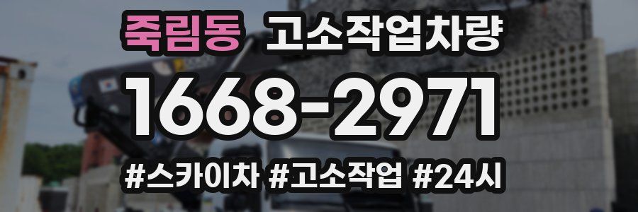 죽림동 고소작업차량