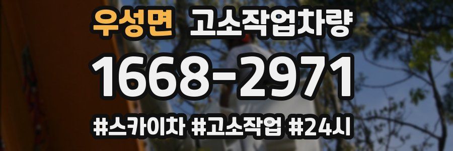 우성면 고소작업차량