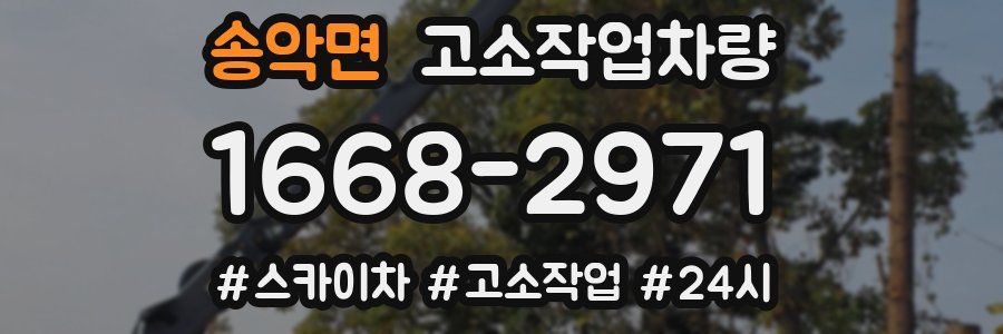 송악면 고소작업차량