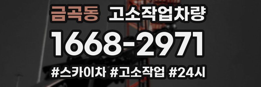 금곡동 고소작업차량