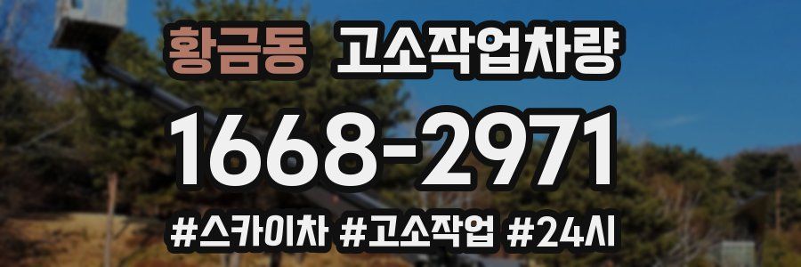 황금동 고소작업차량