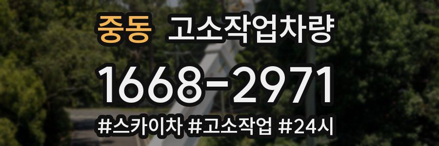 중동 고소작업차량