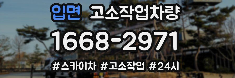 입면 고소작업차량