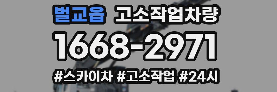 벌교읍 고소작업차량