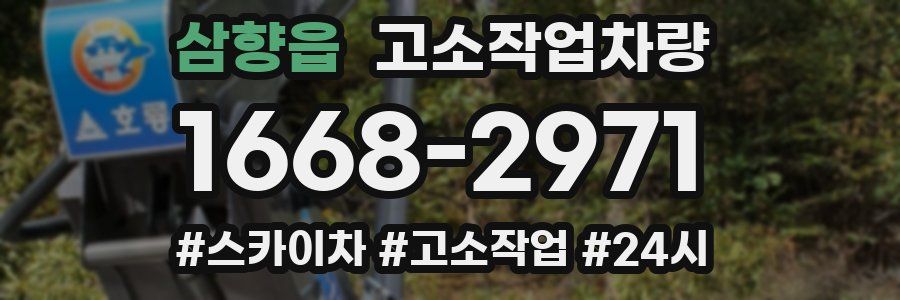 삼향읍 고소작업차량