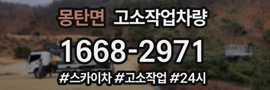 몽탄면 고소작업차량